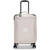 Kipling SPONTANEOUS S Bagaglio a ruote di piccole dimensioni da cabina, Carry On, Metallic Glow (Argento)