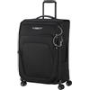 Samsonite Spark SNG Eco - Valigia morbida da viaggio 67 cm di medie dimensioni - Trolley con 4 ruote, lucchetto TSA, leggera ed espandibile - Nero
