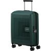 American Tourister Aerostep - Spinner S, Bagaglio a Mano Espandibile, 55 cm, 36/40 L, Verde (Foresta Scura)