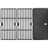 GRISUN Griglia per barbecue e piastra per Charbroil Advantage 463343015, 463344015, 463344116, Advantage Gas2coal Parts 463340516, 43 cm, griglia in ghisa per barbecue G467-0002-W1