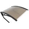 Turefans Copertura Garage per Robot tagliaerba,Riparo Tettoia Carport per Robot Rasaerba, 102 x 78.3 x 34 cm (Marrone)