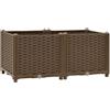 vidaXL Fioriera Rialzata 80x40x38 cm in Polipropilene