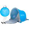 Outtec Tenda Pieghevole - Tenda da Spiaggia pop-up con Sacche di Sabbia - Tenda da Giardino Facile da Trasportare con Protezione UV 50 - Protezione dal Vento per Bambini e Adulti - Protezione Solare