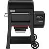 Weber Searwood 600 (1500130) - Barbecue a pellet in legno, colore: Nero