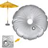 VEEKAY Base per Ombrellone può Contenere 26 kg di Acqua,90cm Base Ombrellone da Giardino,Adatto per Ombrelloni, Spiagge, Terrazzi
