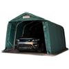 TOOLPORT Tenda Garage 3,3 x 4,8 m Tenda Capannone in PVC 800 N e Stabile Costruzione in Acciaio Verde