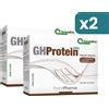 Promopharma Gh Protein Plus Cacao Integratore Massa Muscolare 2 confezioni da 20 Bustine