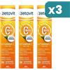 Zetavit C1000 Integratore Di Vitamina C 3 confezioni da 20 Compresse Effervescenti