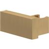Villeroy & Boch Universal Showers supporto per doccetta, supporto per soffione a parete, supporto per doccia in robusto ottone, compatibile con molte doccette, quadrato, oro spazzolato