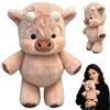 HBSFBH Peluche che Corre, 45cm Mucca Morbido Peluche, Plush Cow Stuffed Toy Soft, Peluche Highland Cow, Pupazzo Che Corre, Peluche Mucca Che Corr-e, Peluch-e Vitello Che C-orre, Per Ragazzi E Ragazze