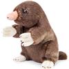 Lilizzhoumax Simulazione peluche carino realistico farcito selvaggio talpa giocattolo super morbido per casa e festa di bambini