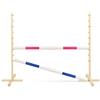 Super Hobby Horse Ostacolo per Saltare per Hobby Horse 160 cm con Due Travi da 50 mm - Rosa