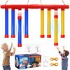 lunule Catching Sticks Gioco Giallo Blu Doppio Colore Aggiornato Drop Sticks Gioco con 3 velocità Divertente Mano Occhio Coordinamento Trainer per Bambini Adulti Ideale per Famiglia Feste