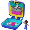 Polly Pocket- Cofanetto Spiaggia Tropicale con Micro Bambola di Shani e Tanti Accessori, Giocattolo per Bambini 4+Anni, GKJ44