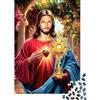 XRUGTKIHZTWF Ritratto Figura Religiosa Puzzle 1000 Pezzi Carta per Adulti Atmosfera Sala Sacra Rilassante Puzzle per Famiglia Decorazione 38x26cm/1000pcs