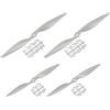 QUARKZMAN Confezione da 4 Elica RC Eliche 2 Pale Ali Grigie 7x5 12x6