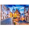 MyPuzzle.com MyPuzzle Rothenburg Ob Der Tauber Di Notte, Strada Romantica In Baviera, Germania - Premium 500 Pezzi Puzzle - MyPuzzle Collezione speciale di Puzzle Galaxy