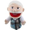 XIMEY Marionette da Mano Muppet Show, Burattini da Mano, Teatrino Marionette di Peluche, Pupazzo di Peluche, Master of Puppets per Racconta Storie, Educazione, Giochi Interattivi (Nonno, 30cm)