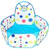 AAJ Big-pit Ball | Baby Crawl Box con canestro da basket | Tenda da gioco per bambini leggera pop-up blu | Piscina per palline pop-up portatile con borsa portaoggetti con cerniera | Palline non