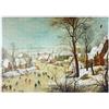 MyPuzzle.com MyPuzzle Paesaggio Invernale Con Pattinatori E Trappola Per Uccelli, 1565, Di Pieter Bruegel Il Vecchio - Premium 500 Pezzi Puzzle - MyPuzzle Collezione speciale di Aepyornis