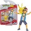 Pokémon Personaggi Ash & Pikachu - 11 cm- Giochi Nuovo 2022 - Figurine Action Figure - Licenza Ufficiale Giocattoli