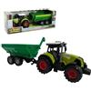 Generico Trattore Giocattolo con Luci e Suoni Trattore con Rimorchio a Frizione Luminoso con Suoni Reali Trattori Fattoria con Luci Led Mezzi Agricoli Fattoria Trattore con Carro