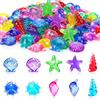 IHLOOTD Subacquea Gemme Giocattolo, 100 Pezzi Gemme Colorates,Giocattolo Diamanti per Bambini,Gemmes Giocattoli da Immersione,Immersioni per Nuoto Gemmes per Giochi di Ricerca del Tesoro Subacquea (B)