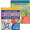 Sixstore Set di 2 Libri Cruciverba e Ricerca Parole, A5, Multicolore