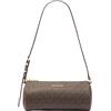 Michael Kors Izzy - Borsa piccola da donna, colore: Marrone/nappa One Size, piccola borsa a barile Izzy