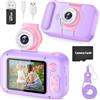 ARNSSIEN Macchina Fotografica Bambini, ARNSSIEN Fotocamera Bambini,180 °Flip Len, 2,4" Fotocamera Digitale con 1080P, Regalo Bambino e Bambina 3 4 5 6 7 8 9 10 11 12 anni,Regalo di Compleanno/Natale,X101