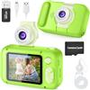 ARNSSIEN Macchina Fotografica Bambini, 2,4" Fotocamera Bambini con180 °Flip Len, Fotocamera Digitale Videocamera Regalo Bambino e Bambina 3 4 5 6 7 8 9 10 11 12 anni,Regalo di Compleanno e Natale,X101