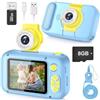 ARNSSIEN Macchina Fotografica Bambini, ARNSSIEN Fotocamera Bambini,180 °Flip Len, 2,4" Fotocamera Digitale con 1080P, Regalo Bambino e Bambina 3 4 5 6 7 8 9 10 11 12 anni,Regalo di Compleanno/Natale,X101