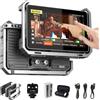 VILTROX DC-X3 2000 nit SDI Kit monitor da campo per fotocamera con gabbia, 4K HDMI 6" monitor video DSLR touch screen con parasole/batteria, 3D Lut 1920x1080 HD Full Waveform Focus Peaking VectorScope