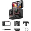 Insta360 Ace Pro 2 Xplorer Bundle Grigio -8K Action Camera impermeabile co-progettata con Leica, sensore da 1/1,3", doppio chip AI, luce bassa, audio superiore per fotografia di strada e viaggi urbani
