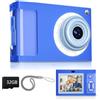 ARNSSIEN Macchina Fotografica Digitale, ARNSSIEN 1080P Vintage Fotocamera Digitale per Bambini, Schermo 2,4" con 16 Luci LED, Regalo Economico per Bambini più Grandi, Adolescenti, Studenti, Principianti,Y2