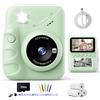 TIATUA Macchina Fotografica Bambini Istantanea, 3.0 Pollici Fotocamera Digitale Bambini con 32GB Scheda & 3 Rotoli di Carta da Stampa, Regalo per Ragazze Ragazzi da 3-12 (verde)