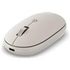 Satechi OntheGo™ Mouse Wireless, Ricarica USB-C, Mouse Bluetooth fino a 3 Dispositivi, DPI Regolabile, Elegante Mouse Compatto per MacBook, Laptop, iPad - Beige