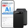 Comulytic Note Pro Registratore Vocale AI 64 GB con Trascrizione e Riassunti Illimitati, Registratore Vocale Professionale per Riunioni/Lezioni/Interviste fino a 45 ore, 113 Lingue,Controllo App,Nero