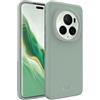 TUDIA DualShield Grip progettata per cover Honor Magic 6 Pro Case 5G (2024), [MergeGrip] Custodia protettiva a doppio strato di grado militare antiurto sottile resistente (Giglio Verde)
