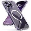 Oududianzi - Magnetica Cover per iPhone 14 Pro Magsafe Case, Transparent