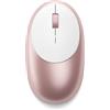Satechi Mouse Wireless M1 in Alluminio, Ricaricabile USB C, 1200 DPI, Elegante Mouse Bluetooth Compatto per MacBook Air/Pro/Neo, Laptop, PC, iPad - Rosa