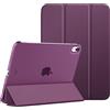 MoKo Cover Custodia iPad (A16) 11a Generazione 2025 /iPad 10a Generazione 2022, Cover Custodia Protettiva per Supporto Ultrasottile con Copertura Posteriore Traslucida in PC Rigido, Viola Scuro