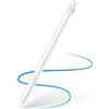 Metapen Penna A11 per iPad 2018-2026,Stylus di Apple Pencil Compatibile con iPad 11 A16/10/9,Air 3-5/M2/M3/M4,Pro 12.9/11/13''M4,Mini 5/6,2X Ricarica Rapida&0,1 mm Precisione Pixel,Rifiuto del Palmo