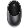 Satechi Mouse Wireless M1 in Alluminio, Ricaricabile USB C, 1200 DPI, Elegante Mouse Bluetooth Compatto per MacBook Air/Pro/Neo, Laptop, PC, iPad - Grigio Siderale