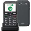Doro Leva L10 Telefono Cellulare Sbloccato Seniors - Grande Schermo Paesaggio - Suono Potente - Fotocamera - Tasto Assistenza con Localizzazione GPS - Telefono Basic senza Internet (Grafite)