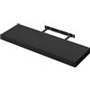 WOLTU Mensola da Muro Rettangolare Scaffale Libreria a Parete Decorazione per Cameretta Ufficio Porta CD/Dvd in Legno Nero 70cm RG9369sz