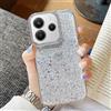 BEENTRYS Cover Glitter per Xiaomi Redmi Note 14 5G Custodia,Lusso Cristallo Diamanti Luccicanti Scintillante Donne Ragazze Sottile TPU Antiurto Protettiva Custodia per Telefono-Argento