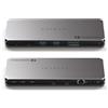 SATECHI Docking Station 12 in 1 Thunderbolt 4 con 3 Porte a 40 Gbps, PD 96 W, 2x HDMI 4K@60Hz, 2x USB-A a 10 Gbps, Ethernet, Lettore SD, per MacBook, Laptop, PC (Richiede Software DisplayLink)