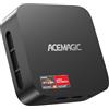 ACEMAGIC Kron Mini K1 Mini PC, AMD Ryzen 5 7430U (6C/12T, Fino a 4.3 GHz), Mini Computer 16GB LPDDR4 RAM 512GB M.2 2280 SSD,AMD Radeon Graphics 1800MHz, BT 5.2/WIFI 6/per Ufficio,Studio,Business