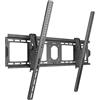 ONKRON Supporto TV parete 55" - 100", Braccio televisore Peso fino a 75 kg, Staffa TV universale con VESA 75x75 - 800x600 mm, Gancio per schermo, Inclinabile, Porta televisore a muro, Nero, UT4-B